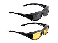 PEARL Vision Pro Brille, Überziehbrille Herren, Überziehsonnenbrillen