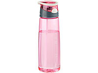 PEARL sports Trinkflasche Sport, Trinkglas-Flasche mit Deckel