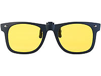 PEARL gelbe Brille, Auto-Nachtsicht-Brille, Brille-Clips