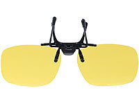 PEARL Gelbbrille, Nachtfahrbrille zum Aufstecken