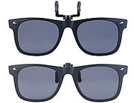 PEARL Sonnenbrillen Clip, Sonnenclips, Optische Sonnenbrille Damen