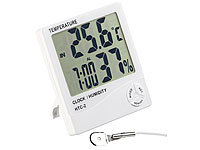 PEARL Thermometer Wohnmobil, Fensterthermometer außen Digital