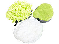 PEARL Microfaserpads, Reinigungsset Haushalt, Spiegelreiniger