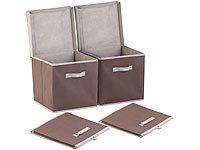 PEARL Faltbox mit Deckel, Ordnungsboxen, Faltbare Ordnungsboxen