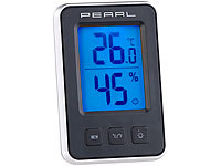 PEARL Autothermometer, Raumthermometer mit Hygrometer, Raum-Hygrometer