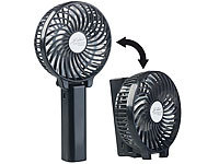 PEARL Klappbarer Ventilator, Handventilator mit Batterie