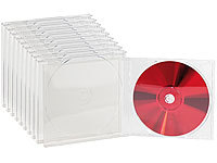 PEARL Jewel Case, CD Jewel Case, Hülle für Doppel-CD, Dopple-DVD
