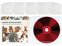 PEARL CD-Slimcases, CD-Softbox, Leerbox für DVD