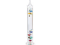 PEARL Galileisches Thermometer, Glasthermometer Galileo