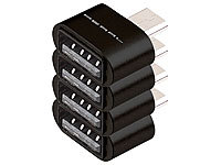 PEARL Micro USB to USB, USB-Adapter mit Typ A-Buchsen