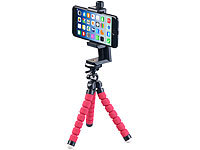 PEARL Smartphone Stativ, Handy Stativ flexibel, Handy Dreibein