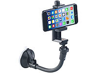 PEARL Handystativ, Einbeinstativ, Handy Stativ Saugnapf