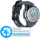 PEARL sports Fitness-Uhr, 3 Intensitätsstufen, LCD-Display, Versandrückläufer; Digitale Armbanduhren 