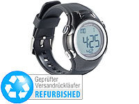 PEARL sports Fitness-Uhr, 3 Intensitätsstufen, LCD-Display, Versandrückläufer