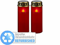 PEARL LED-Kerzen Friedhof, LED-Kerze mit Dämmerungssensor