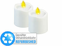 PEARL LED-Kerzen Friedhof, Elektrische Grabkerzen, Trauerkerze LED