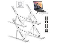 PEARL Notebook Halterung, Laptopstütze, Laptop Unterlage