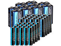 PEARL Blockbatterien, Alkaline Batterien, AA Mignon, Batterien Typ AA