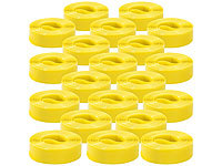 PEARL sports 10er-Set Pannenschutzeinlagen für Fahrradreifen, 19 mm (gelb)
