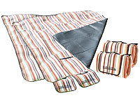 PEARL Campingdecke, Wasserdichte Picknick-Decke, Picknick-Unterlage