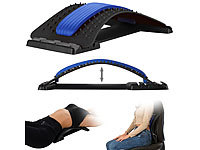 PEARL sports Rückenstrecker und -Dehner mit Massage-Noppen, 4 Höhen einstellbar; Hula-Hoop-Reifen Hula-Hoop-Reifen 