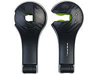 ; USB-Solar-Powerbanks mit LED-Taschenlampe, Universal-Smartphone & Tablet-Ständer 