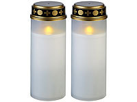 PEARL LED Grabkerze, Kerzen batteriebetrieben, LED-Kerzen Grablicht