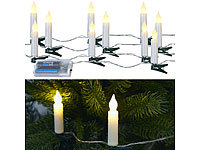 PEARL Tannenbaumlichterkette, Lichterkette Kerzenform