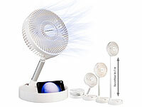 PEARL Ventilator mit Akku, Akku-Tisch-Ventilator