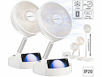 ; USB-Akku-Tischventilatoren mit LED-Leuchten USB-Akku-Tischventilatoren mit LED-Leuchten USB-Akku-Tischventilatoren mit LED-Leuchten 