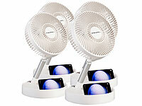 ; USB-Akku-Tischventilatoren mit LED-Leuchten USB-Akku-Tischventilatoren mit LED-Leuchten USB-Akku-Tischventilatoren mit LED-Leuchten 