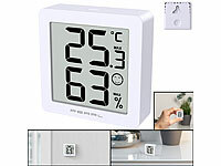 PEARL Hydrometer, Digitales Thermometer, Thermometer Hygrometer Innen