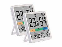 PEARL; Digitales Thermometer/Hygrometer mit Uhrzeit-Anzeige und Wecker Digitales Thermometer/Hygrometer mit Uhrzeit-Anzeige und Wecker 