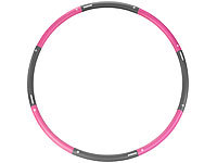 PEARL sports Hula-Hoop-Reifen mit Schaumstoff-Ummantelung, bis 1,8 kg / Ø 98 cm; Hula-Hoop-Reifen 