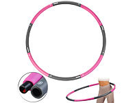 PEARL sports Hula-Hoop-Reifen mit Schaumstoff-Ummantelung, 1,35-1,8 kg, Ø 73-98 cm