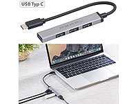 PEARL USB Splitter, USB Erweiterung, USB Vielfachstecker, Mehrfach USB