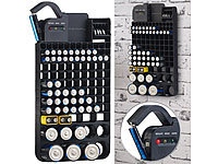 PEARL Batterienbox, Batterien Aufbewahrung, Akkubox, Batteriebehälter