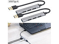 PEARL Pasiver USB-Hub, Pasive 4-Port-USB-Hub, Multiport-Hub