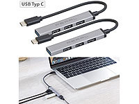 PEARL USB3 Hub, Passiver USB-Hub, Pasiver 4-Port-USB-Hub